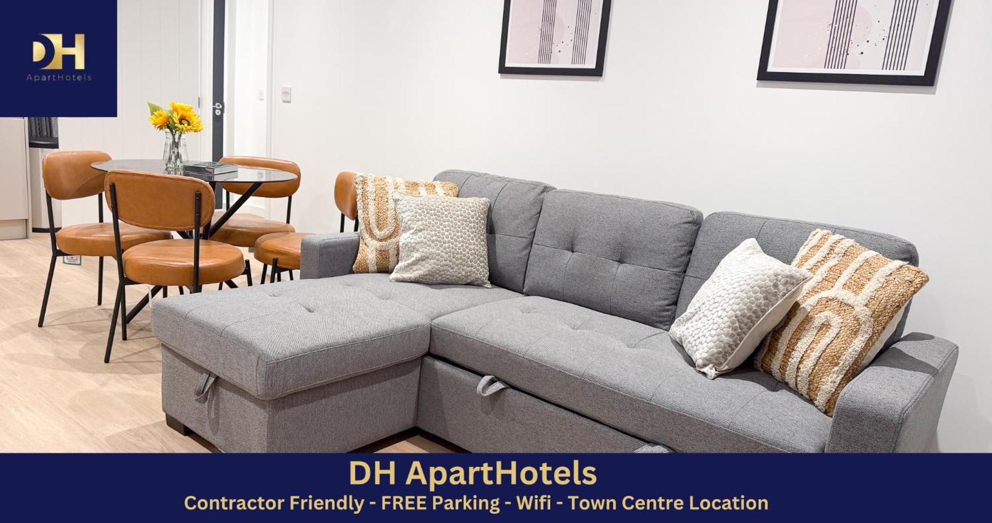 Spacious Modern 1 Bed Apartments In St Neots - Perfect For Contractors & Professionals - Free Parking - Wifi - Fully Equipped Kitchen - Smart Tv Ideal For Work Stays And Long Projects Kültér fotó